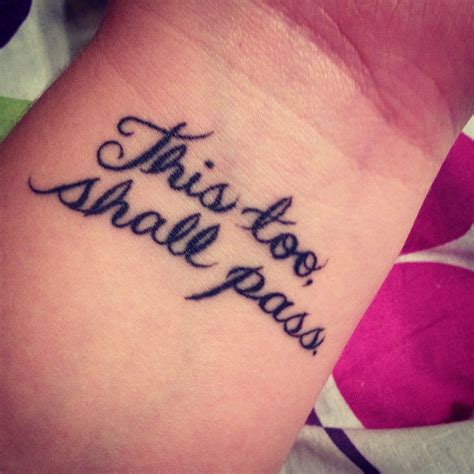 10 Elegant This Too Shall Pass Tattoo Ideas 2024