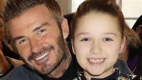 David Beckham Adorably Twins With Daughter Harper In Sweet Halloween