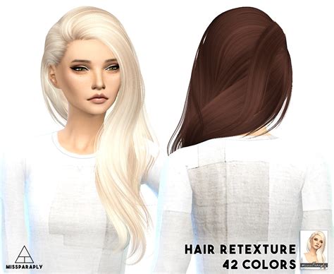 Sims 4 Hair Retextures 35 Images Js Sims 4 B Newsea S Ivory Tower
