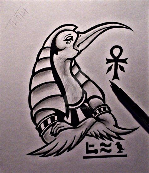 2 egyptian god and goddess tattoos. Thoth Tattoo Design by JW2011 | Tattoo designs, Tattoos, Design