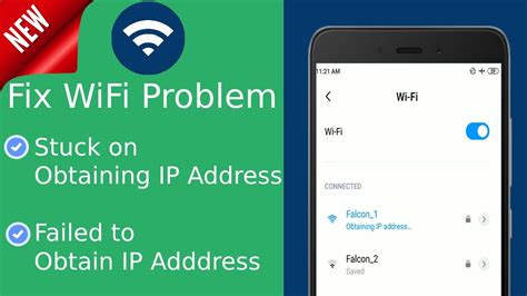 Fixed WiFi Stuck On Obtaining IP Address Problem In Android Failed To Obtain IP Address