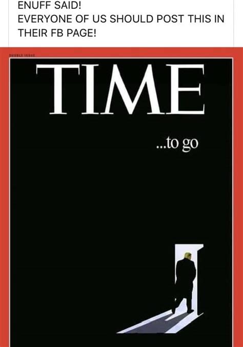 I'm sick of you insulting my mamma! Is This a Real Time Magazine Cover: 'Time to Go'?