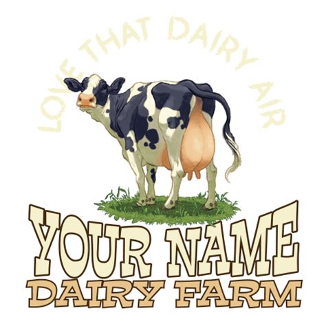 Personalized Dairy Farm Air Signs Hats T Shirts And More