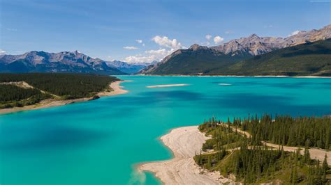 Summer Abraham Lake Alberta 3840x2160 Wallpaper