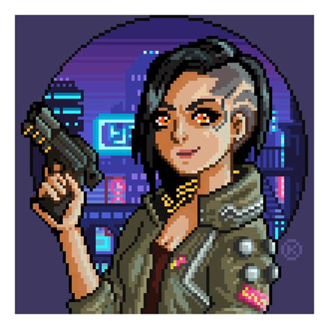 Cyberpunk 2077 Pixel Art Pixel Art Cyberpunk 2077 Cyberpunk Images