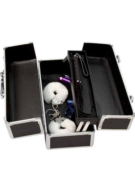 Lockable Vibrator Case Black Sex Toy Storage Fantasy Ts Nj