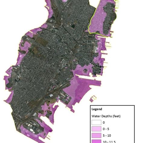 10 Year Storm At North End Of Hoboken Nj Source Fema Map Service