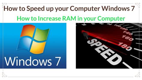 How To Increase Ram For In Windows 7881 Youtube