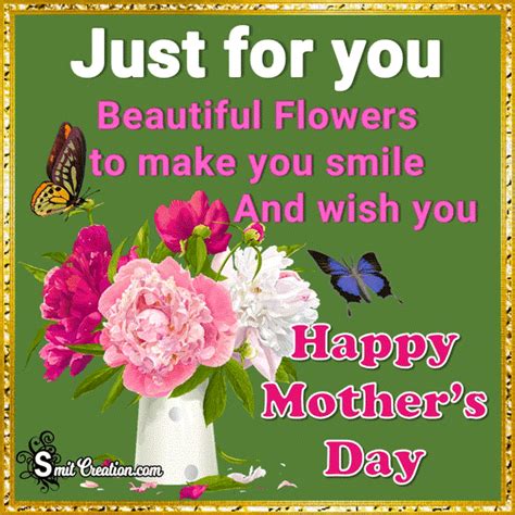 I admire you because you are a woman and especially. Happy Mother's Day Animated Gif Image - SmitCreation.com