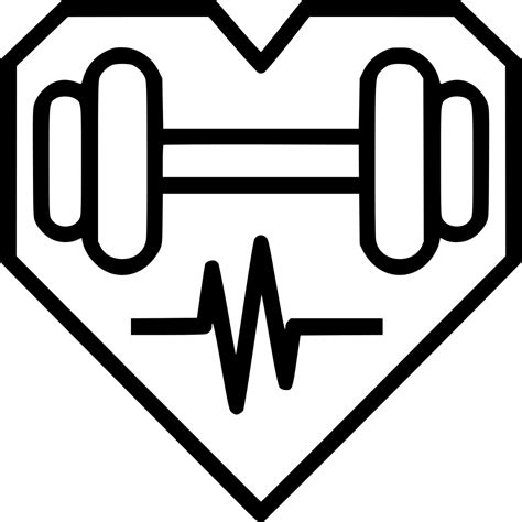 Download Dumbbells Clipart Health Fitness Health And Fitness Icon Png