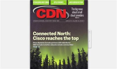 Cdn Digital Edition Reports On Ciscos Connected North Small Cloud