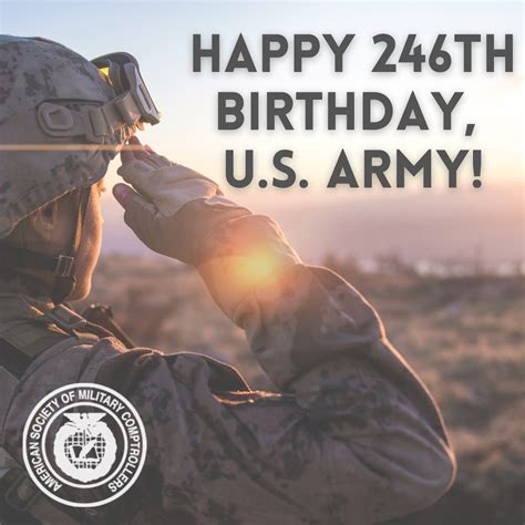 Happy 246th Birthday Us Army Asmc Online