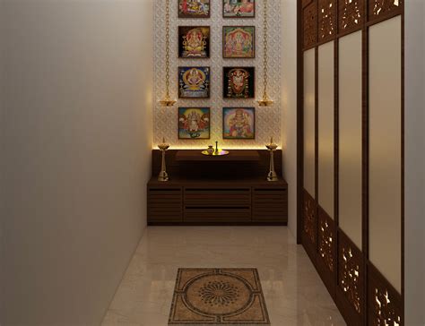 Wall Pooja Room Designs