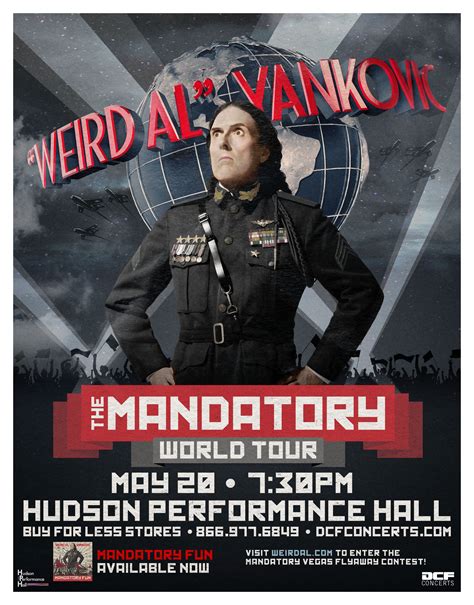 Weird Al Yankovic Wed May 20 Hudson Performance Hall 2820 N May