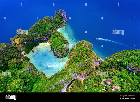Aerial View Of Koh Hong Island In Krabi Thailand Stock Photo Alamy