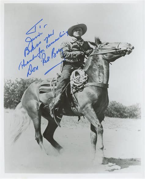 Todd Mueller Autographs Don Red Barry Signed Photograph