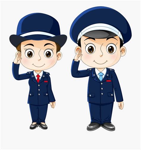 Download And Share Public Security Police Officer Cartoon Free Download