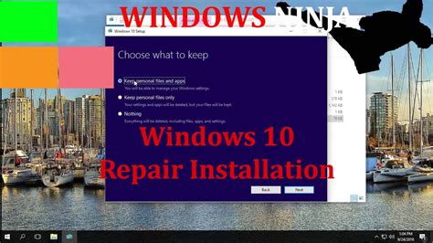 Windows 10 Repair Install Youtube
