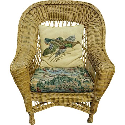 ️ as you can imagine. Vintage Bar Harbor Wicker Arm Chair Circa 1920's from ...
