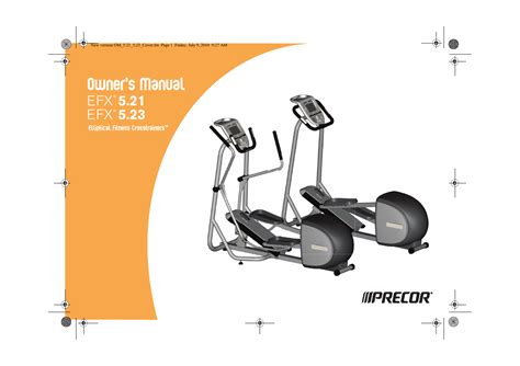 Precor Efx 523 User Manual 59 Pages