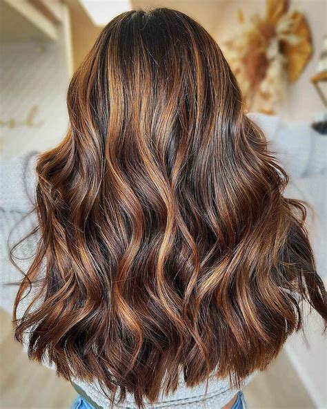 Top 48 Image Caramel Highlights On Dark Brown Hair Thptnganamst Edu Vn