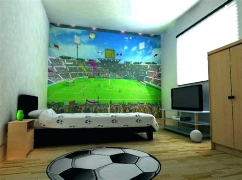 Creating A Soccer Room With The Nice Soccer Right Decoration Soccer