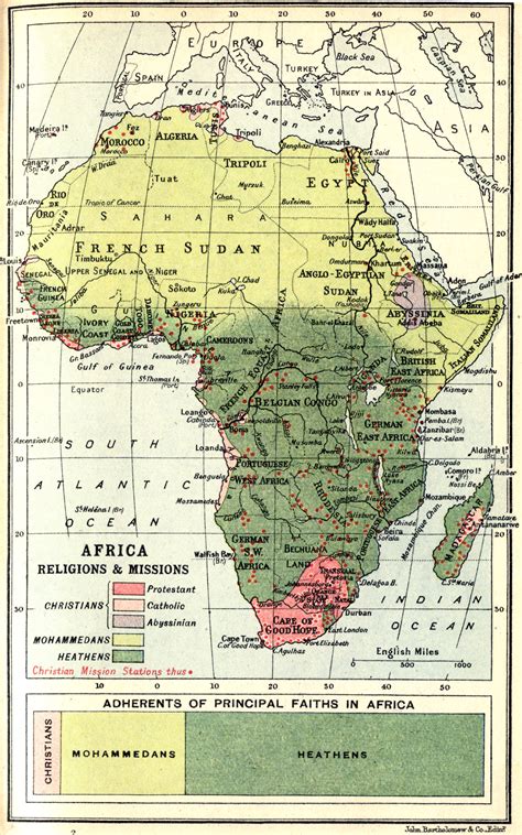 Africa Religions And Missions 1913 Scanned Maps Map Library Msu