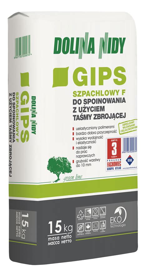 Gips Szpachlowy F Kg Dolina Nidy Dolina Nidy Gipsy Tynki Gipsowe