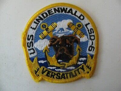 Uss Lindenwald Lsd Lsd Versatility Military Patch Iron On Free Shipping Ebay