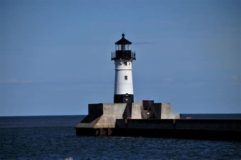 Wc Lighthouses Duluth Harbor North Breakwater Lighthouse Duluth