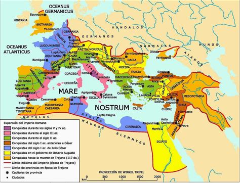 Roma Antigua Mapa Del Imperio Romano Imperio Romano