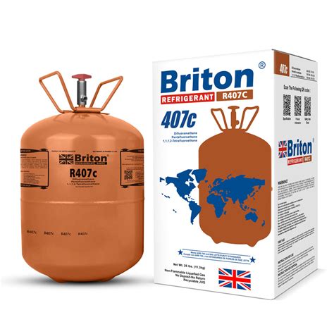 Briton Refrigerant Gas Supplier R407c 113 Kgs United Kingdom