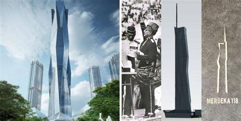 Gedung memiliki tinggi yang bervariasi. Merdeka 118 Mercu Tanda Baru Kebanggaan Malaysia, Bangunan ...