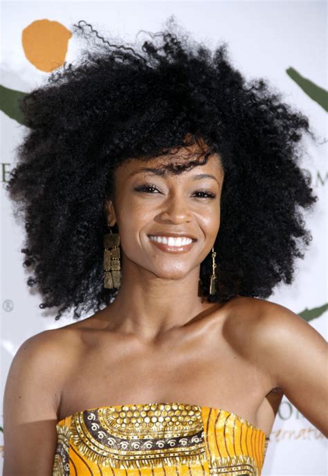 Pictures Of Natural Hair Styles Yaya Dacosta