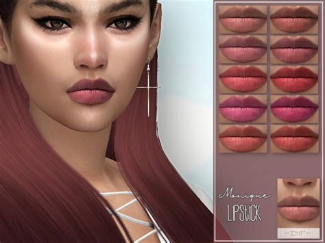 The Sims Resource Monique Lipstick N116 By Izziemcfire • Sims 4 Downloads