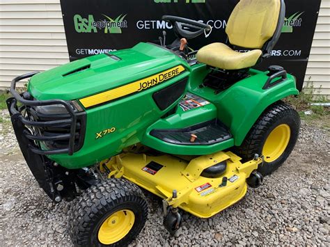 In John Deere X Heavy Duty Garden Tractor Hp Only A Month Lawn Mowers For Sale