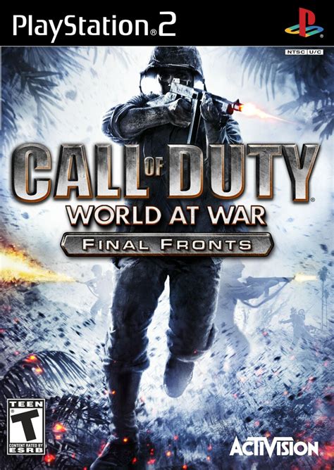 It was released for microsoft windows. Call of Duty World at War Final Fronts Sony Playstation 2 Game