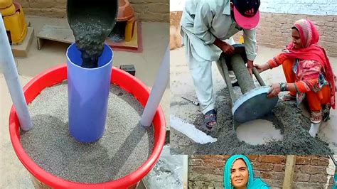 Diy Cement Ideas Scimitar Table Plastic Cement Ideas Experiment Village Video Click ان
