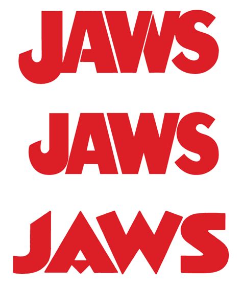 Jaws Logo Variations By Jarvisrama99 On Deviantart