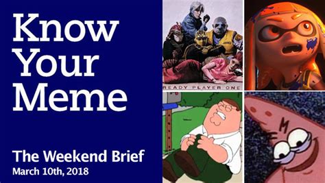 Weekend Meme Briefing Ready Player One Poster Parodies Inkling Girls