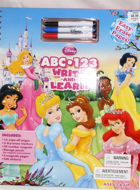 Disney Princess Abc 123 Write And Learn Readers Digest Association