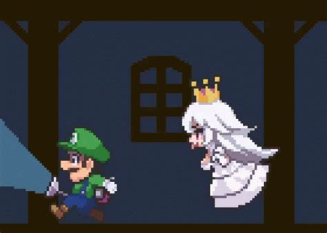 Boo Mario Gif Boo Mario Luigi Discover Share Gifs Super Mario