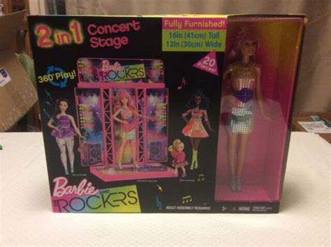 Barbie And The Rockers 2 In 1 Concert Stage With Singer Ebay