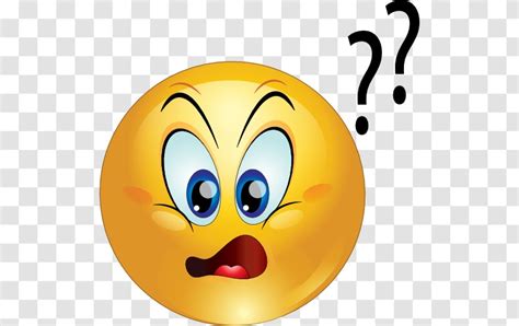 Emoticon Smiley Face Clip Art I Wonder Cliparts Transparent PNG