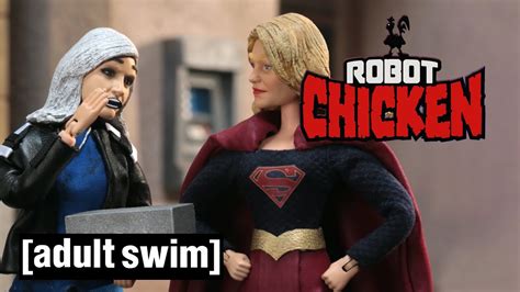 Robot Chicken How To Defeat Supergirl Adult Swim Uk 🇬🇧 Youtube