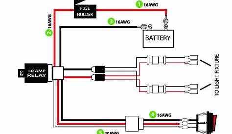 Light Bar Relay Diagram : Light Bar Wiring Diagram No Relay - Wiring