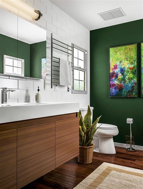 Modern Emerald Green Bathroom House Design Green Bathroom Bathroom