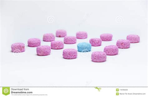 Pink And Blue Candy Stock Photo Image Of Calories Sweet 119783250