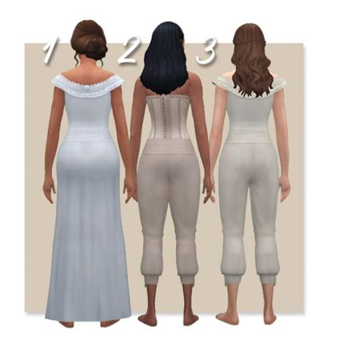 History Lovers Sims Blog Edwardian Nightwear • Sims 4 Downloads
