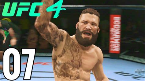 UFC 4 Career Mode Walkthrough Part 7 BEAUTIFUL FINISH YouTube